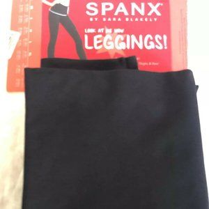 SPANX Look At Me Now Leggings Black Sz XL